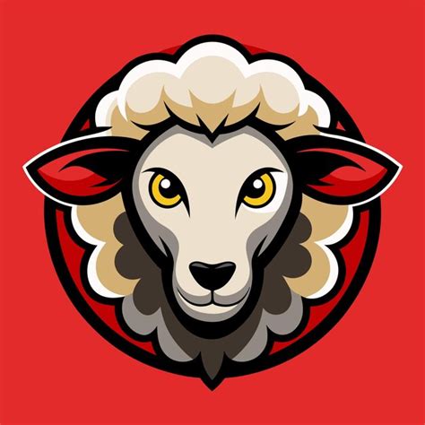 Premium Vector Sheep Head Silhouette