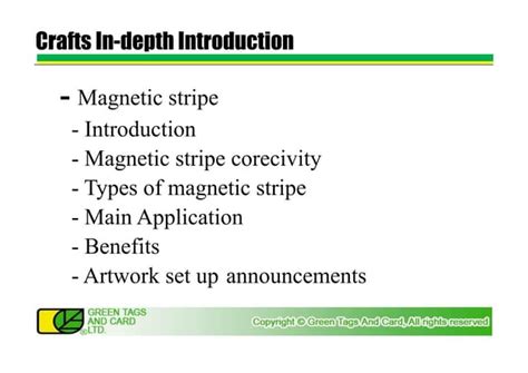 Magnetic Stripe card | PPT