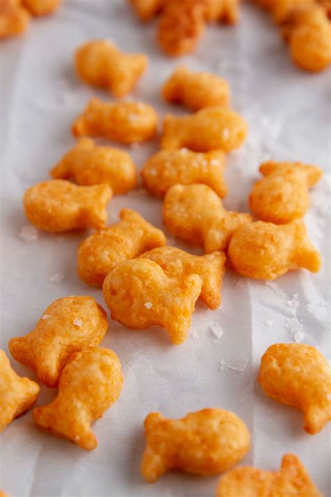 Homemade Goldfish Crackers Recipe Girl Vs Dough