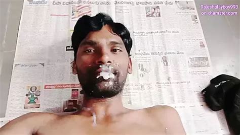 Rajesh Playboy Layed On Floor Mat Legs Up Showing Ass Butt Balls Abs Masturbating Dick And