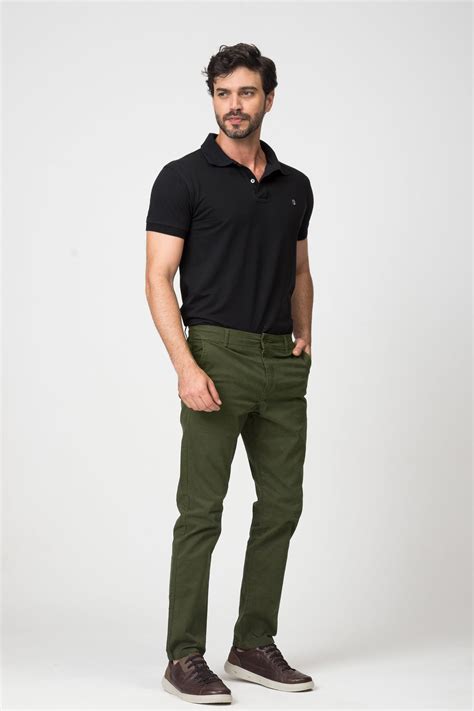 Aprender sobre 95 imagem calça de sarja masculina verde militar br