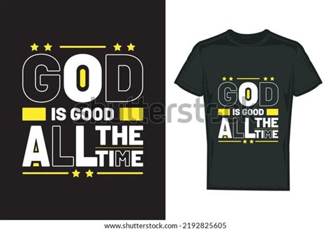 God Good All Time Typography T Stock Vector Royalty Free 2192825605 Shutterstock