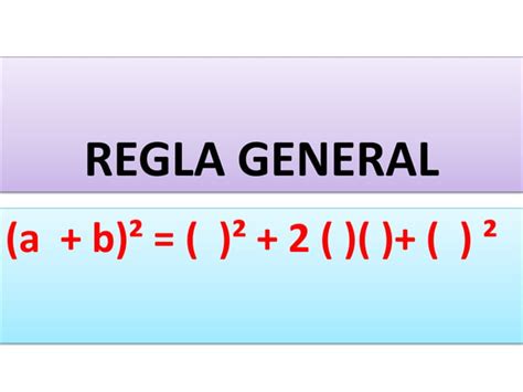 Productos Notables Algebra Ppt