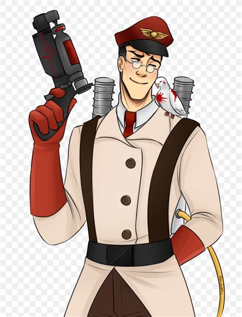 Team Fortress 2 Medic Video Game Fan Art Drawing, PNG, 744x1074px, Team ...