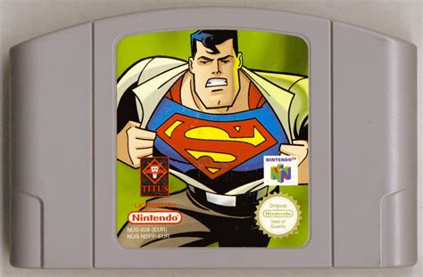 Superman Cover Or Packaging Material Mobygames