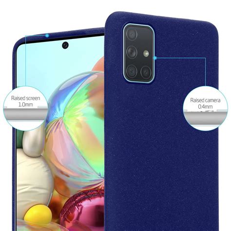 Cadorabo Coque Samsung Galaxy A71 4G Etui en Bleu Coque étui