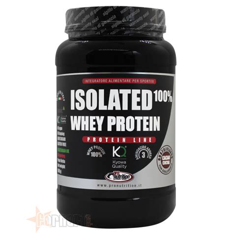 Pro Nutrition Isolated 100 Whey Protein 908 Gr Fornari Sport