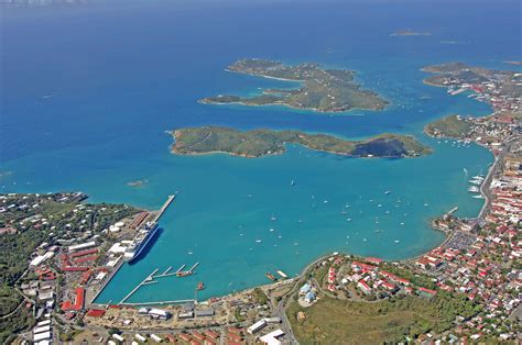 Road Map Of St Thomas Us Virgin Islands