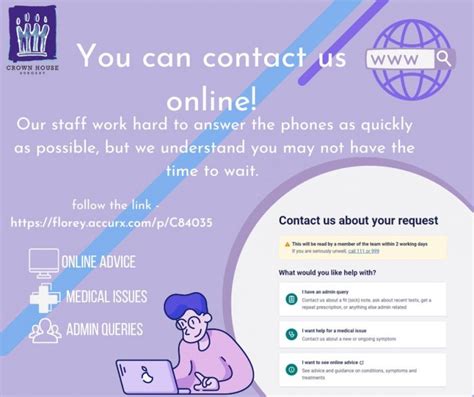 Contact Us Online Crown House Surgery