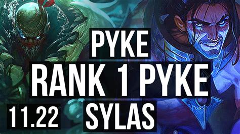 Pyke Vs Sylas Mid Rank Pyke Legendary Winrate Rank