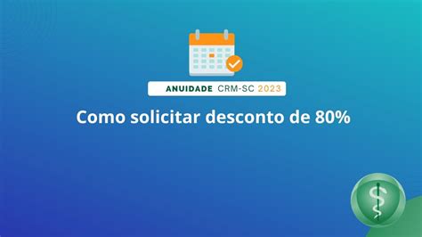 Solicitação de 80 de desconto Anuidade 2023 Pessoa Jurídica YouTube