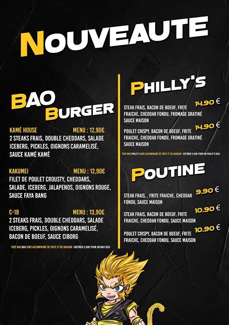 Menu At Goku Burger Bois Colombes Restaurant Bois Colombes