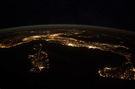 Space in Images - 2014 - 04 - Italy at night