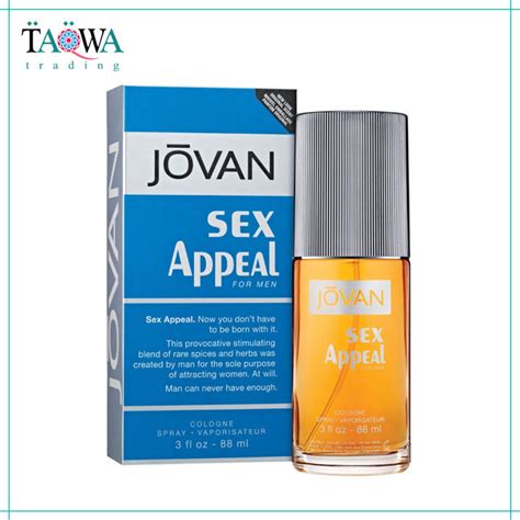 JOVAN SEX APPEAL For Men By JOVAN Eau De Toilette Cologne Lazada