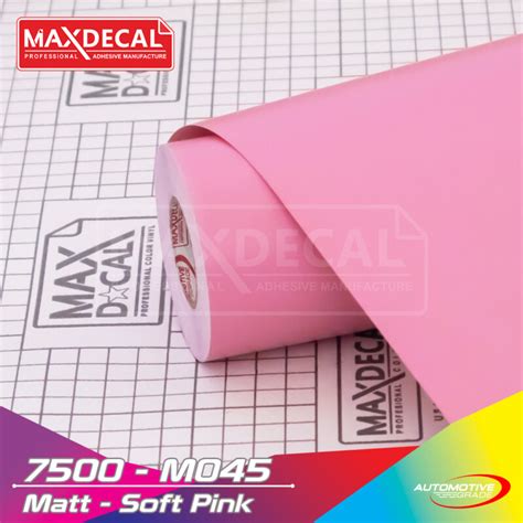 Maxdecal M Matt Soft Pink Maxdecal Professional Automotive