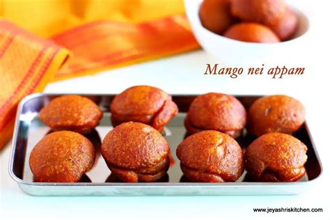 Mango Unniappam Recipe Jeyashri S Kitchen