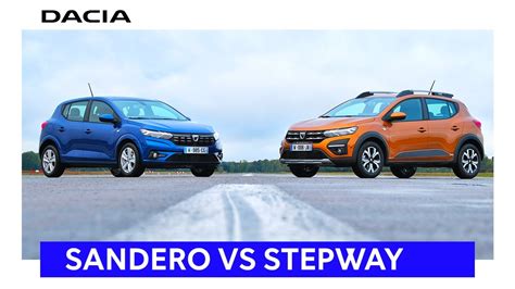 Nouvelle Dacia Sandero Vs Sandero Stepway Vid O En Fran Ais Youtube