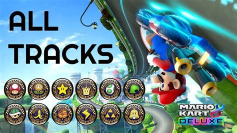 Mario Kart 8 Deluxe All Tracks 150cc Full Race Gameplay Full Hd