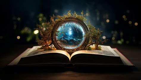 Magic Book The Door To The World Of The Future By Aiartshop On Deviantart