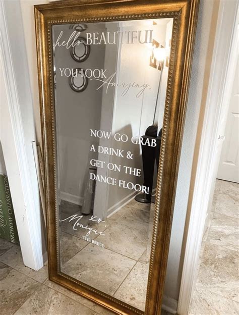 Cottagecore Wedding Wedding Mirror Wedding Signage Wedding Tips