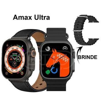 Relogio Smartwatch Amax Ultra Lançamento 2023 Watch8 49mm Pulseira de