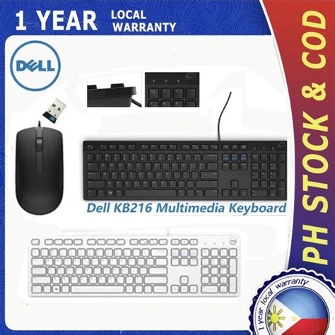 Dell KB216 MS116 HP KM100 Lenovo KM102 Philips C234 USB Wired Office