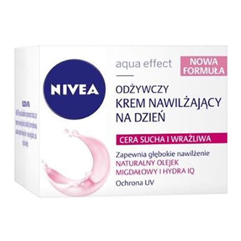 Nivea Aqua Effect Od Ywczy Krem Nawil Aj Cy Na Dzie Do Cery Suchej I