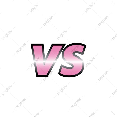 Versus Vector Art Png Black Pink Versus Design Black Pink Black Pink