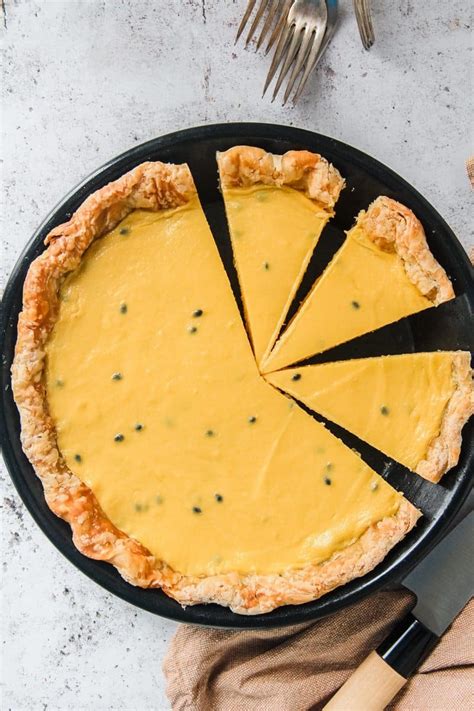 Mango Custard Pie