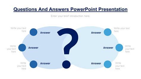 Questions And Answers Powerpoint Presentation Pptuniverse