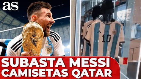 Subastan Seis Camisetas Que Messi Llev En Qatar Por Millones De