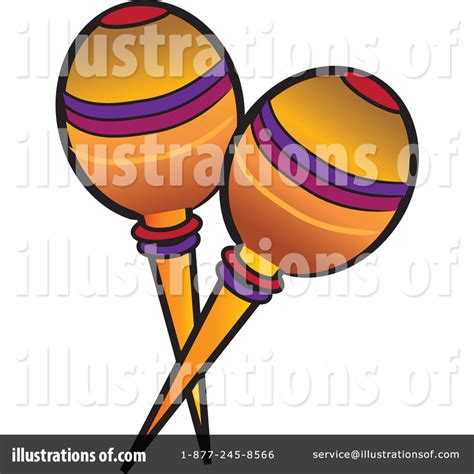 Maracas Clipart #62604 - Illustration by Pams Clipart