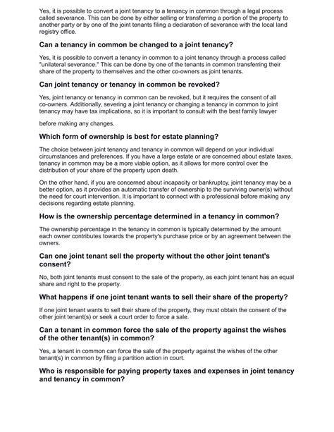 PPT Choosing The Right Property Ownership Joint Tenancy Vs Tenancy