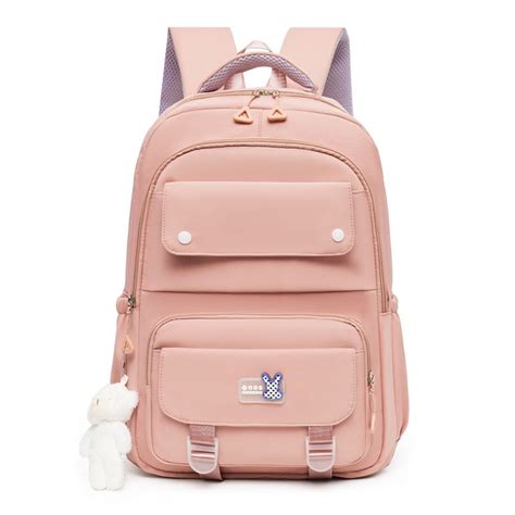 Mochila Feminina Escolar Passeio Coreano Grande Capacidade Imperme Vel