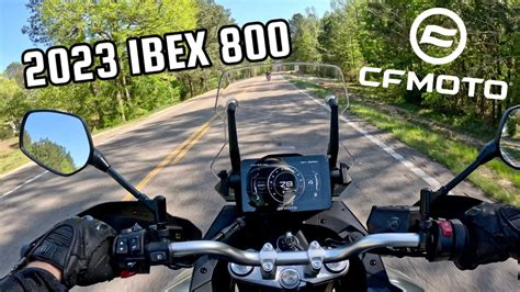 2023 CFMOTO IBEX 800 Motorcycle Ride Review YouTube