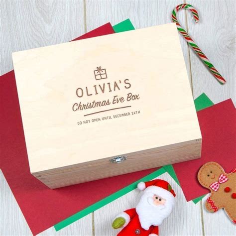 Christmas Eve Box For Children Personalised Christmas Eve Box Large