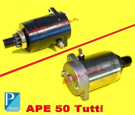 DÉMARREUR DU MOTEUR ape 50 Tous Vespa 50HP New Édition 179116 1791165