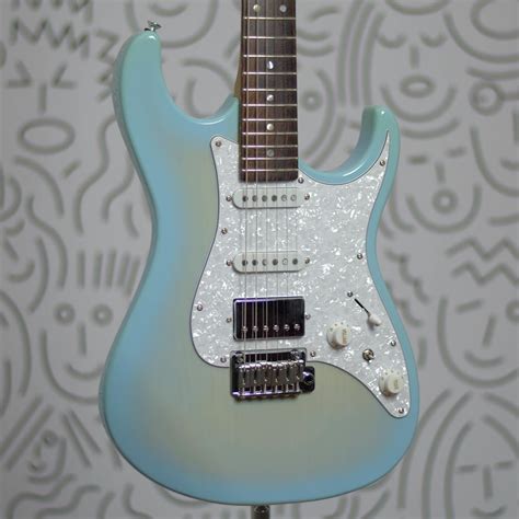 Guitarra Tagima Stella Oasis Transparent Custom Baby Blue Groover