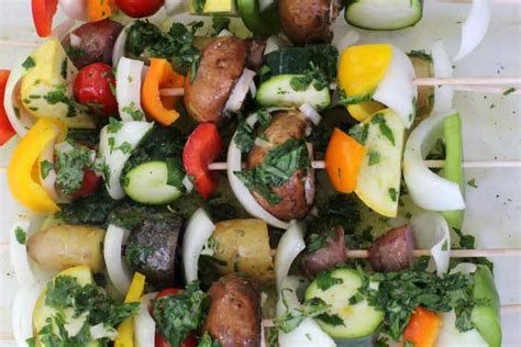 Grilled Vegetable Shish Kebabs Mother Would Know