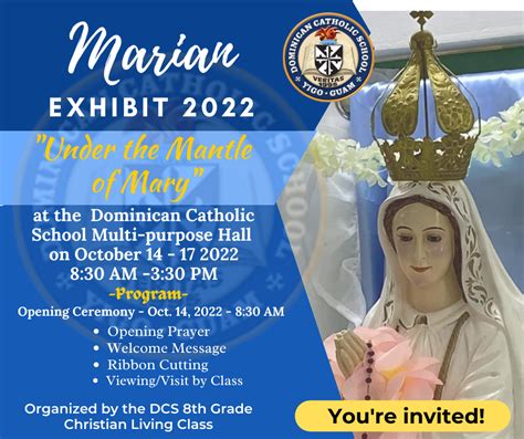 Marian Exhibit 2022 Dominican Catholic School