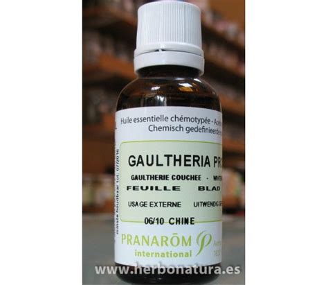 Aceite Esencial Gaulteria Olorosa Gaultheria Fragrantisima Ml