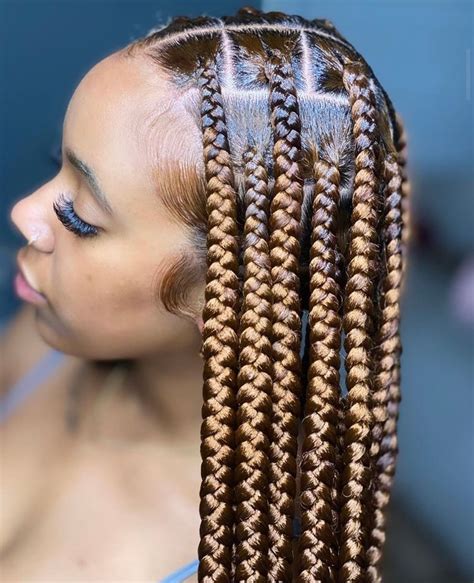 Jumbo Knotless Braids Styles Idhostku