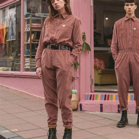 Lucy And Yak Pants And Jumpsuits Lucy Yak Dusty Rose Corduroy Oversized