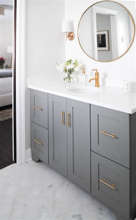 Bathroom With Gray Cabinets Ideas You Ll Love April Houzz