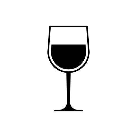 Wine Glass Vector Icon 7128209 Vector Art At Vecteezy