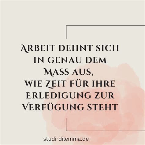 Parkinsonsche Gesetz Tipps Um Aufgaben Doppelt So Schnell Zu