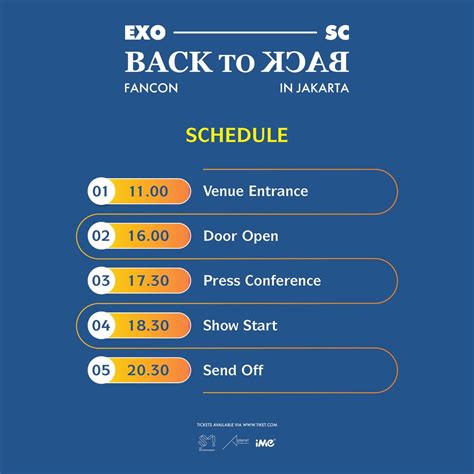 Ime Id On Twitter Rt Ime Indonesia Here Is The Event Schedule