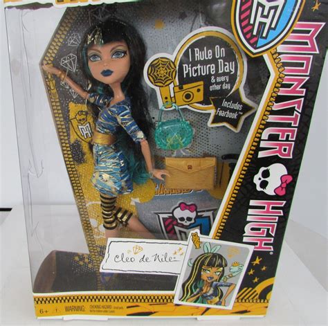 Monster High Cleo De Nile Picture Day Doll New In Box 2012 Box Damage See Photos Ebay