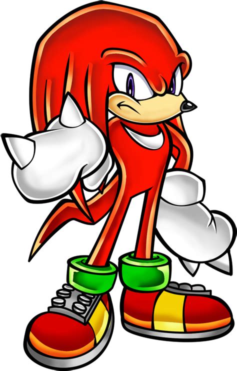 Knuckles Sonic Frontiers Render Uekawa Styled By Wrench Master On