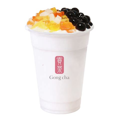 Mango Ice Smoothie With Pearl Jelly Gong Cha Philippines